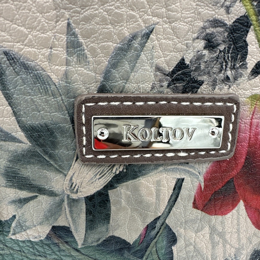 Koltov Floral Shoulder Bag Purse or Crossbody Purse Adjustable Strap 11x7 NWT - Picture 3 of 3